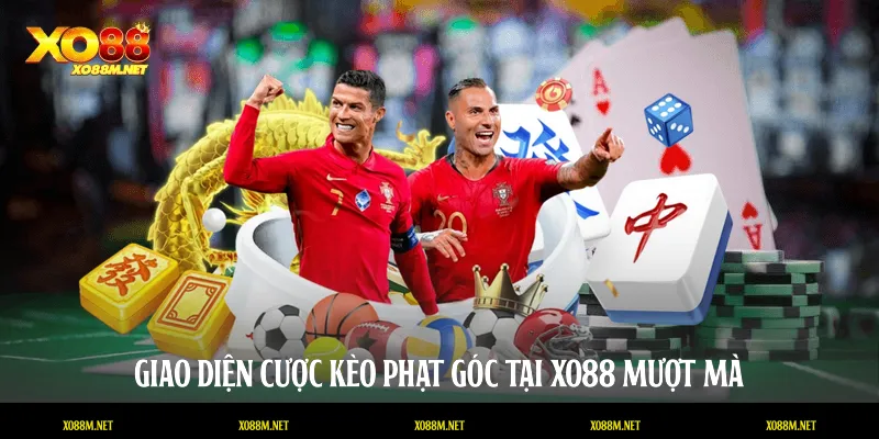 Giao diện cược kèo phạt góc tại XO88 mượt mà